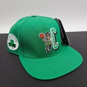 Pro Standard Boston Celtics NBA Snapback Hat Green Leather Button BBC7515704 NEW